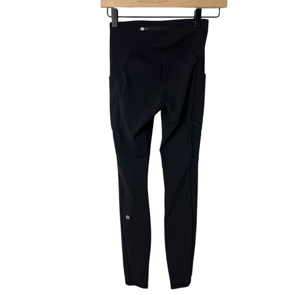 Lululemon Speed Up Tight Full On Luxtreme 28” Size 2 Black Running Leggings - Picture 5 of 9
